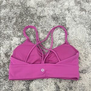 lululemon athletica Pink Seamless Sports Bra